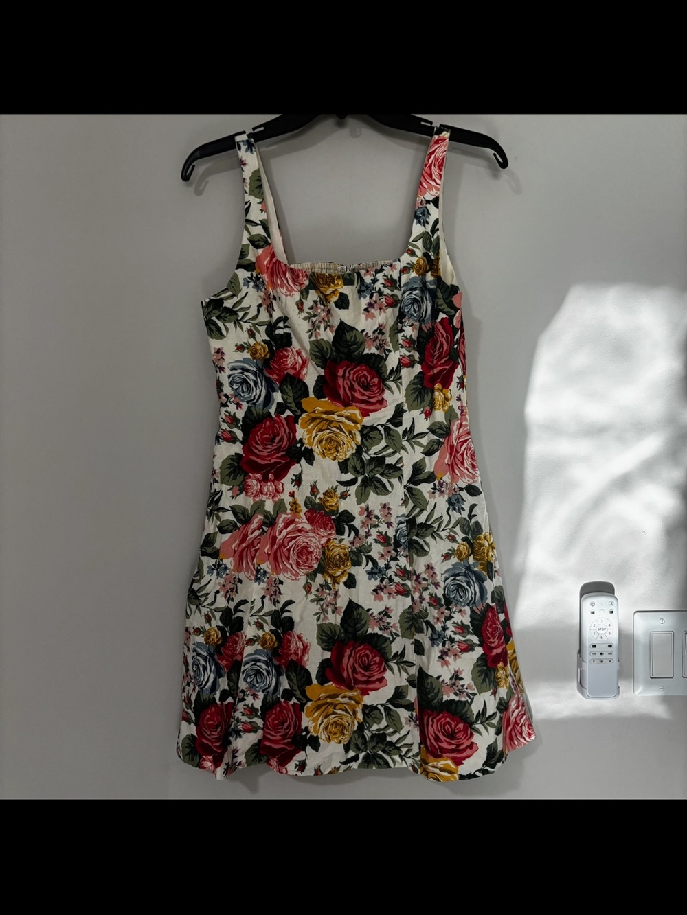 WAYF Rosemary Floral Linen Blend Minidress Size M - Picture 2 of 6